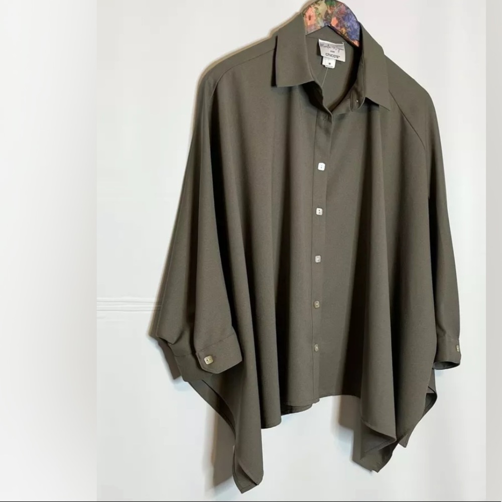 ✅SOLD-Marla Wynn For Chicos | Top Lagenlook Boho - Picture 2 of 8